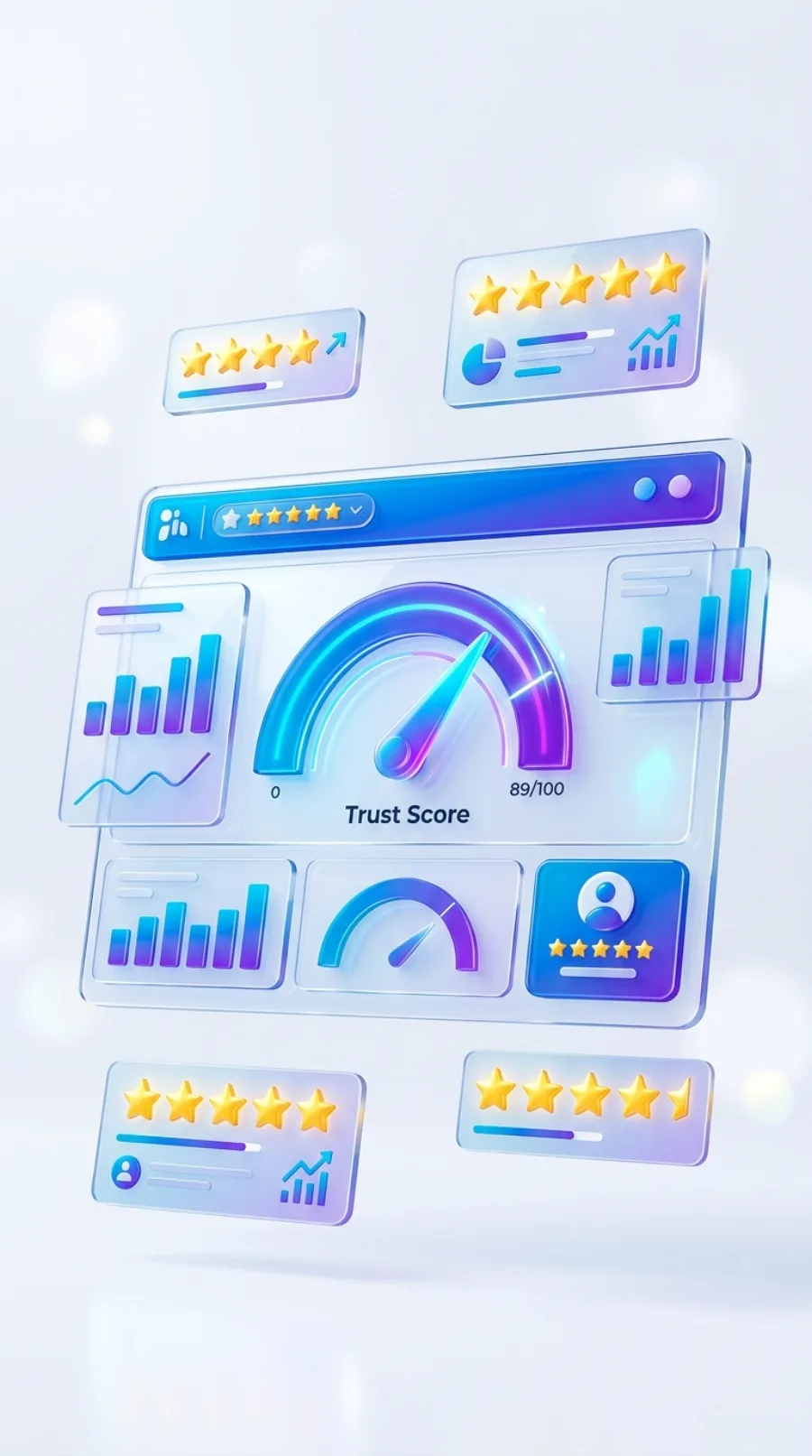 Online reputation management dashboard